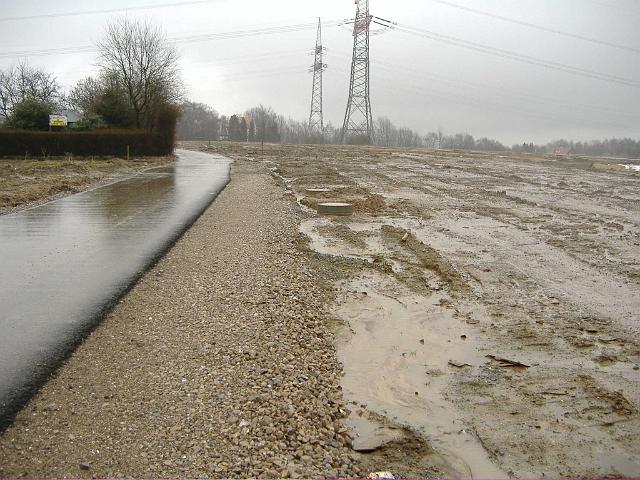 2006_0309_113035.JPG - Südl. des Altbestandes zwischen Ewald-Görshop-Straße und Rhönweg - Blickrichtung: Süd/Ost - Wasser steht auf den Flächen.